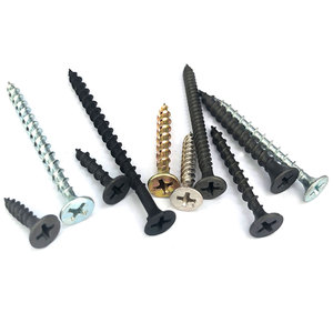 Vis autotaraudeuses à prix compétitif, filetage fin/gros, tête trompette, phosphate noire, pour plaques de plâtre (Tornillos Drywall Screw) - Product Image 6