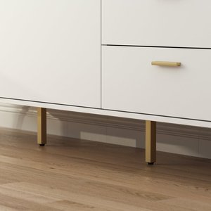 Buffet blanc Belle pièce parfaite pour accueillir des <span class=keywords><strong>d</strong></span>îners et des petits rassemblements Buffet Cabinet - Product Image 3