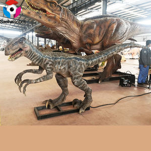Véritable Raptor animatronique <span class=keywords><strong>Jurassic</strong></span> Dinosaur <span class=keywords><strong>Park</strong></span> personnalisé Modèle de dinosaure <span class=keywords><strong>Vélociraptor</strong></span> grandeur nature à vendre - Product Image 4