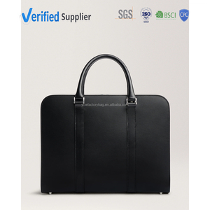 Elegante Maletín para Hombre con Compartimento para Portátil de 15 y 16 Pulgadas, Maletín de Negocios de Cuero PU para <span class=keywords><strong>Abogados</strong></span> - Product Image 1