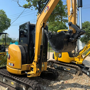 Excavatrice miniature Caterpillar 303.5E 303 d'occasion, 3,5 tonnes, pièces d'origine, bon état, prête à travailler, faible nombre d'heures, à vendre - Product Image 1