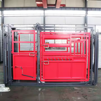 Chutes de chute de compression d'écrasement de bétail robustes pour l'écrasement de vache de bétail de bétail pour l'équipement d'élevage d'animaux de ferme
