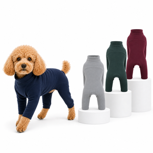High Neck 4-Legged Pet Stretch Onesie dog outfitspet <b>clothes</b> oem pet <b>clothes</b> Skin Friendly Warm Dog Jumpsuit Puppy Anti-hair - Product Image 1