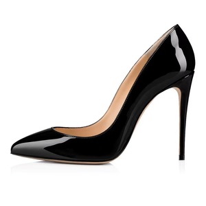 Scarpe da Donna con <span class=keywords><strong>Tacco</strong></span> a Spillo e Punta Affusolata in Vernice, Classiche Scarpe con <span class=keywords><strong>Tacco</strong></span> Alto, Multicolore, Vendita all'Ingrosso OEM Personalizzabile - Product Image 4