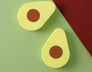 แป้งพัฟฟองน้ำสำหรับแต่งหน้าอุปกรณ์ความงามแบบแห้งและเปียกสำหรับอะโวคาโด - Product Image 3