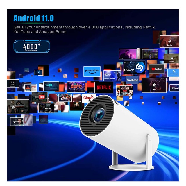 OEM Temperate Box Enclosure Video Projector With M RAM 1G+8G Outdoor Projector Housing Thermostat
