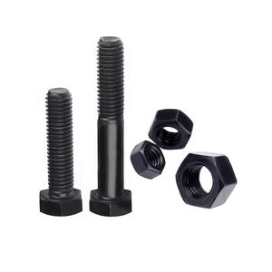 Pernos y tuercas hexagonales negros Din933 M6 Bouten M10 Tuerca Y <span class=keywords><strong>Perno</strong></span> M12 M13 Tuerca y <span class=keywords><strong>perno</strong></span> de acero inoxidable - Product Image 1