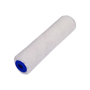 Rouleau de peinture miniature en microfibre blanche de haute qualité de 4 pouces pour les applications de peinture et de décoration industrielles et DIY - Product Image 1