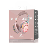 Casque sans fil supra-auriculaire EL-A2 style national, son Hi-Fi JL, Bluetooth 5.3, étanche IPX4, commande vocale, suppression active du bruit, pour PC de jeu