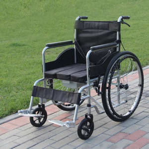 Haute qualité vente chaude <span class=keywords><strong>maison</strong></span> manuel métal pliant fauteuil roulant certifié CE meilleure vente poignée facile pliable Sport - Product Image 5