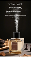 Grand diffuseur automatique 500 ml à bouton-poussoir, éco-responsable, à l'huile d'agarwood fraîche, pour aromathérapie domestique, salon, désodorisation longue durée