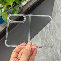 Étui de téléphone personnalisé transparent pliable en une seule pièce en TPU+PC anti-chute pour iPhone 18 Fold, best-seller