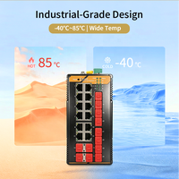 Switch Industrial Gigabit Administrado de 24 Puertos, SNMP, QoS, VLAN, Capacidad de Conmutación de 48 Gbps, Montaje en Riel DIN, Amplio Rango de Temperatura