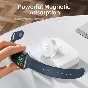 Cargador Portátil Inalámbrico Rápido HNT de 1200 mAh, Cargador Magnético Antideslizante para Relojes 6/<span class=keywords><strong>7</strong></span>/8/9 con Cable USB-A a C de 1 m - Product Image 2