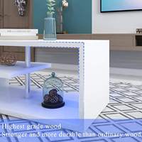 Ensemble table basse et meuble TV en bois moderne - Meubles de salon durables et écologiques