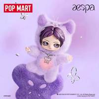 Boîte mystère de jouets en gros transfrontalière authentique pour Aespa FLUFFY CLUB, pendentif poupée en peluche PVC, boîte aveugle à l'échelle 1/12