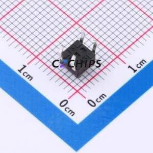 SMG-02-H043A1 Tactile Switch Through hole Component (THT)-4P,4.5x4.5mm Switch Single Pole Single Throw Round Button 2.5N 4.5mm - Product Image 2