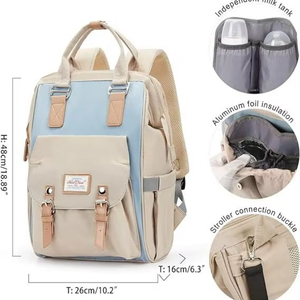 Muestra gratuita de mochila pañalera de gran capacidad Boss Plus, mochila pañalera con 19 bolsillos - Product Image 4
