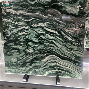 Modern Design Kitchen Countertop Slabs Background Wall Norwegian Verde Lapponia Bathroom Flooring Green <b>Marble</b> Flooring Slab - Product Image 2