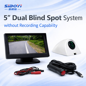 Sistema de Cámara de Visión Lateral Impermeable IP68 con Monitor de 5 Pulgadas AHD 1080P, Asistente de Cambio de Carril y Cobertura de Punto Ciego para Automóviles - Product Image 1