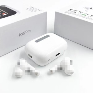 หูฟังรุ่นใหม่ <span class=keywords><strong>A15</strong></span> Pro V5.3 คุณภาพระดับเกมเมอร์ เสียงเบสหนักแน่น หูฟังไร้สาย TWS พร้อมไฟ LED - Product Image 6