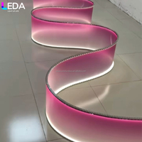 LEDA Nouveau produit moderne pour la décoration d'événements et de fêtes, bande lumineuse transparente givrée, ruban lumineux RGB givré pour mariage