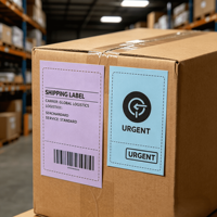 Etiquetas de Inventario Pequeñas con Código de Color, Adhesivas Removibles, Etiquetas Térmicas para Gestión de Inventario Minorista y Clasificación de Almacenes