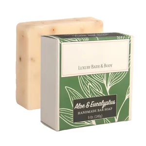 New Material Premium Handcrafted Artisan Natural Aloe Eucalyptus Bar Soap