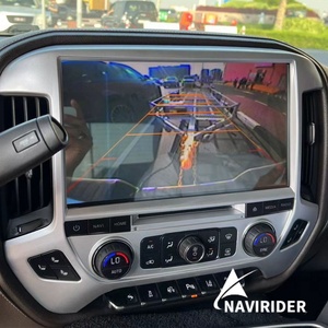 หน้าจอวิทยุติดรถยนต์ระบบแอนดรอยด์ขนาด 13.3 นิ้ว ความละเอียด 1920*720 เครื่องเล่นมัลติมีเดีย วิดีโอ สำหรับรถเชฟโรเลต ซิลเวอราโด 1500 ปี 2014 2018 พร้อมระบบนำทาง GPS สเตอริโอ และ CarPlay - Product Image 1