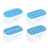 Chargeur USB 3D EONLINE 12/18/24/30 ports 160W, station de charge rapide universelle murale et de bureau pour téléphone portable, adaptateur secteur