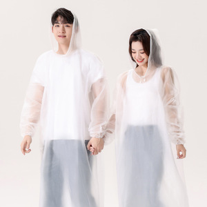 Logo personalizzato Pullover impermeabile addensare <span class=keywords><strong>pioggia</strong></span> impermeabile portatile per Poncho per viaggi e Tour riutilizzabili parapioggia - Product Image 3