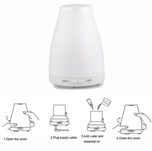 Mini Diffuseur d'Huiles Essentielles Portable Ultrasonique pour Voiture, Contrôlé par Application, Faible Bruit (<36dB), Capacité 0.5-2.0L - Product Image 5