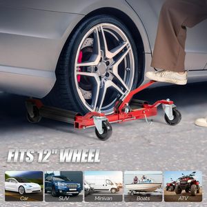 Chariot de déplacement de roues de voiture, patins de levage mécaniques 1500 lb, roulettes robustes avec pédale à cliquet pour réparation et déplacement de pneus automobiles - Product Image 6