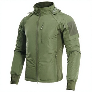 <b>Men's</b> Outdoor Waterproof Breathable Softshell Sharkskin Hooded <b>Jacket</b> Fleece Windbreaker Hiking Camping Autumn Coat Zipper - Product Image 2