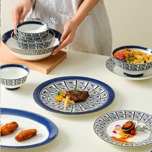 Peralatan makan 28 kepala, Set tulang keramik Kenoli gaya Eropa kreatif, sendok sup makanan Barat ruang makan rumah - Product Image 2