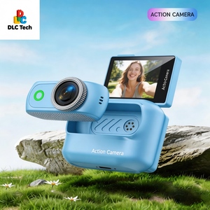 Caméra d'action DLC avec corps magnétique détachable, caméscope sportif WiFi, stabilisation EIS, écran réversible pour casque de moto - Product Image 1