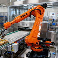 Robot KUKA KR 70 R2100 HO, PLC Core IP65, bras robotique d'installation multi-angle pour l'industrie alimentaire, armoire C4/C5