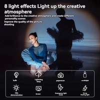 Lumière Vidéo COB 60W CRI96+ Bicolore 2800K-6500K, Lampe LED Professionnelle de Studio pour Caméra et Vidéo
