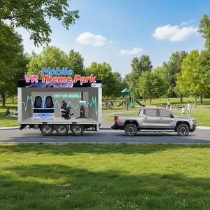 Promotion : Camion de jeu mobile commercial tout-en-un pour parc à thème VR et cinéma VR 9D, pour plusieurs passagers - Product Image 1