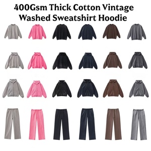 T-<span class=keywords><strong>shirt</strong></span> à manches longues 100 % coton 400 g/m² épais, personnalisable avec logo, effet <span class=keywords><strong>vintage</strong></span> délavé, coupe oversize à épaules tombantes, vierge, vente en gros - Product Image 1