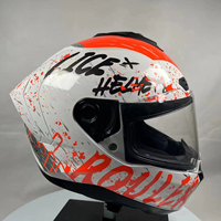 Nouveau casque de moto avec logo personnalisé, certification ECE 22.06, nouveau style, certification DOT, casque intégral