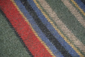 Sang trọng 100% Merino len Vua kích thước giường chăn sọc thiết kế kẻ sọc dệt mô hình Vua Kích thước chăn cho nhà bình thường - Product Image 3