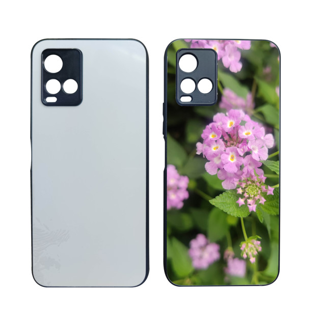 Sublimation  TPU+PC Phone Case for Vivo Y500 Y400 Y300 Y200 Y51 Y21 Y33s Y97 Y85 Y77 Y100 Y36 Y75 Heat Press Transfer Phone Case
