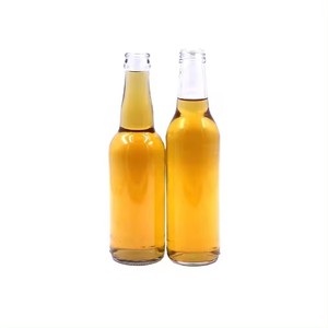 Vente en gros <span class=keywords><strong>20</strong></span> CL vide bouteille de bière transparente pour emballage bouteille en verre avec bouchons couronne bouteille de bière 200 ml - Product Image 3
