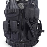 Gilet tactique amphibie multifonctionnel en polyester respirant et résistant à l'usure pour équipement extérieur transfrontalier CS