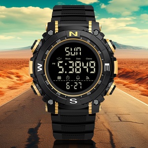 2024 Men's Plastic Digital Sports Watch Luminous Waterproof with Stop Watch Alarm Feature Wholesale New Fashion - Product Image 3