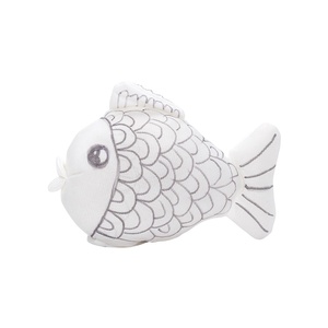 Peluches de dibujos animados de peces/animales, juguetes de peluche personalizados DIY para colorear con bolígrafos - Product Image 1