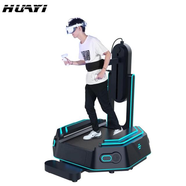Interactive VR Shooting Game Machine 360-Degree Motion-Sensing VR Game Console VR Walking Space Standing Simulator Platform
