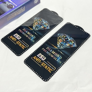 Protection d'écran en verre trempé de qualité AAA, dureté 9H, sans bulles, anti-rayures, anti-statique, couverture intégrale, HD, transparente pour <span class=keywords><strong>iPhone</strong></span> 18 - Product Image 2
