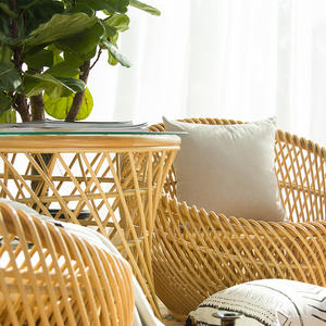 Muebles de jardín plegables al aire libre Silla de ratán Balcón de plástico para patio - Product Image 4